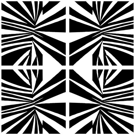 Abstract black and white background. Design for clothes, textiles, wall decorations.のイラスト素材