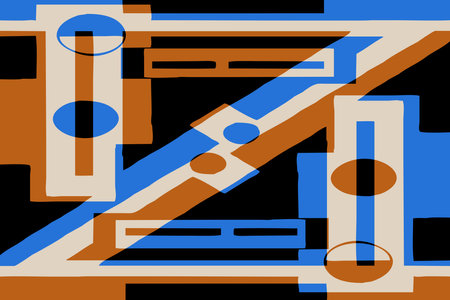 Abstract pattern. Illustration for printing on wall decorations. For use in graphics.の写真素材