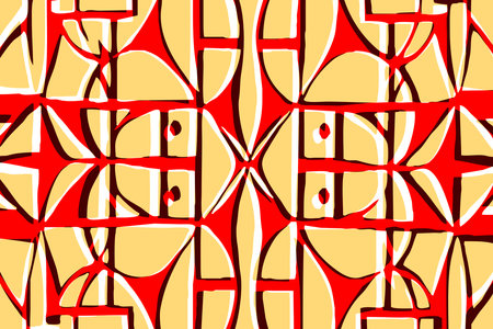 Abstract pattern. Illustration for printing on wall decorations. For use in graphics.