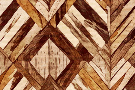 Wood texture. Pattern for printing on wall decorations, wallpapers, covers, business cards, and textiles. Watercolor painting on canvas.の写真素材