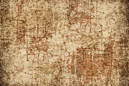 Abstract illustration in vintage style. For use in graphics, for wall decor. Ink stains