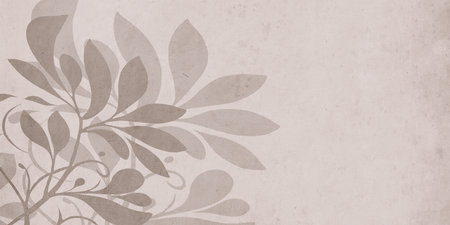 Printable botanical illustration. Rustic style home decor, wall decoration, picture in the frame. Grunge, vintage illustration.のイラスト素材