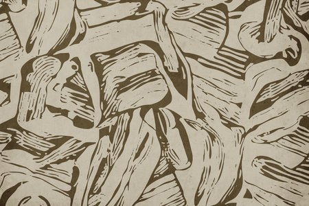 Abstract background in vintage style. Stylized old with grain. For use in graphics, for printing on...