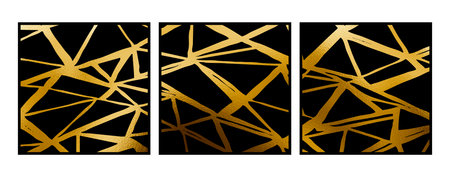 Golden background. Design template for invitation, web, banner, birthday, wedding, business card.のイラスト素材