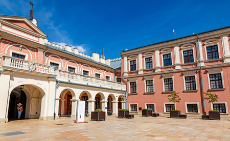 July 24, 2024 Lublin Poland. Photo from the trip. City Architecture. Castleのeditorial素材