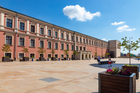 July 24, 2024 Lublin Poland. Photo from the trip. City Architecture. Castleのeditorial素材