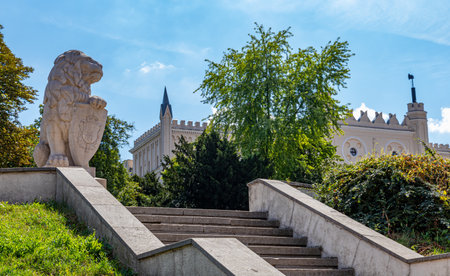 July 24, 2024 Lublin Poland. Photo from the trip. City Architecture. Castleのeditorial素材