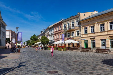 July 24, 2024 Lublin Poland. Photo from the trip. City architecture