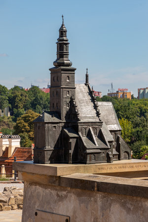 July 24, 2024 Lublin Poland. Photo from the trip. City architectureのeditorial素材