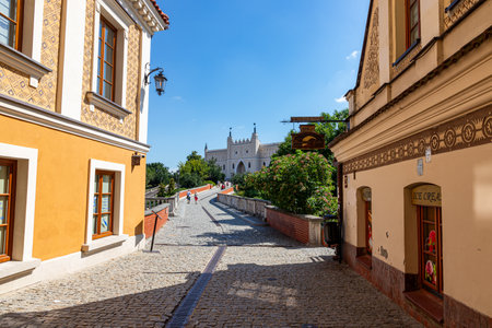 July 24, 2024 Lublin Poland. Photo from the trip. City architectureのeditorial素材