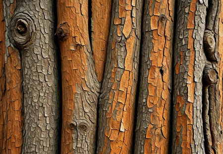 Oil painting. Wood structure pattern. For printing on wall decorations, covers, leaflets, banners.