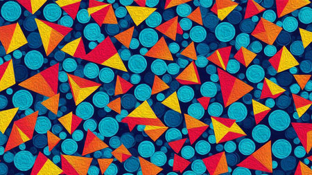 Oil painting. Abstract spots. Pattern for printing on wall decorations, fabrics, and for use in...