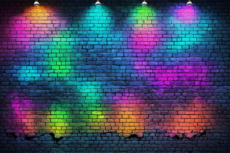 Brick texture. Pattern for printing on wall decorations, covers, leaflets, banners.の写真素材