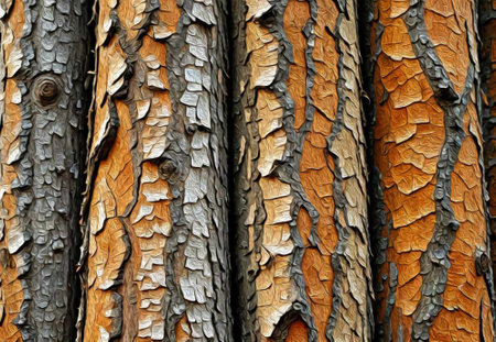 Oil painting. Wood structure pattern. For printing on wall decorations, covers, leaflets, banners.の写真素材