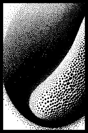 Abstract black and white pattern. For use in graphics. Minimalist illustration for printing on wall...