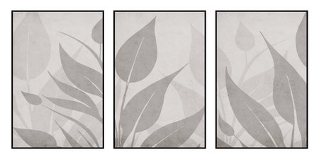 Set of 3 Printable botanical illustrations. Rustic style home decor, wall decoration, picture in the...