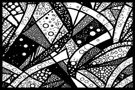 Abstract black and white pattern. For use in graphics. Minimalist illustration for printing on wall...