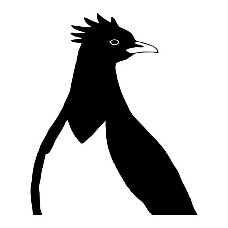 Hen . Black and white illustration. Logo design for use in graphics. T-shirt print, tattoo design.の写真素材