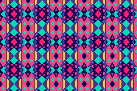 Oriental pattern for textiles, wallpaper, for use in graphics.