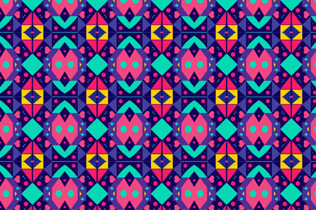 Oriental pattern for textiles, wallpaper, for use in graphics.の写真素材