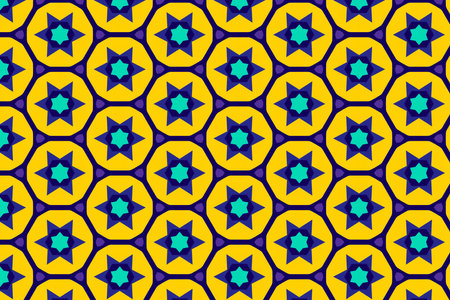 Oriental pattern for textiles, wallpaper, for use in graphics.