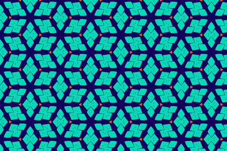 Oriental pattern for textiles, wallpaper, for use in graphics.