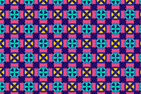 Oriental pattern for textiles, wallpaper, for use in graphics.