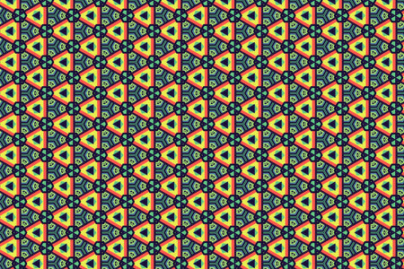 Oriental pattern for textiles, wallpaper, for use in graphics.