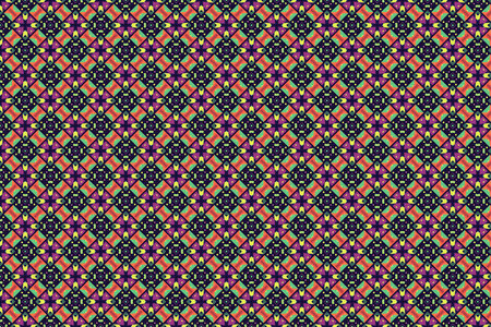 Oriental pattern for textiles, wallpaper, for use in graphics.の写真素材