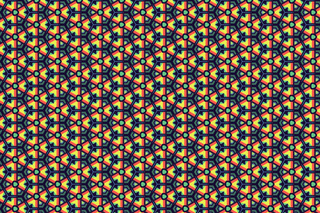 Oriental pattern for textiles, wallpaper, for use in graphics.