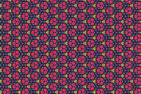 Oriental pattern for textiles, wallpaper, for use in graphics.