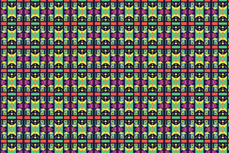 Oriental pattern for textiles, wallpaper, for use in graphics.