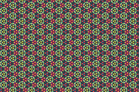Oriental pattern for textiles, wallpaper, for use in graphics.