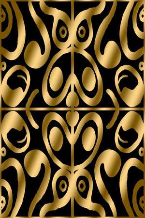 Golden background. Design template for invitation, web, banner, birthday, wedding, business card.