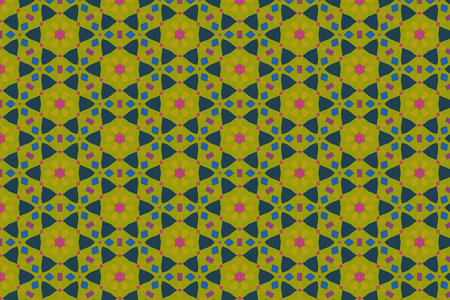 Abstract pattern. Illustration with oil paint for printing on wall decor covers.