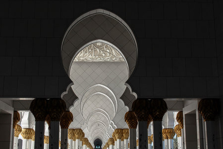 Abu Dhabi Mosqueのeditorial素材