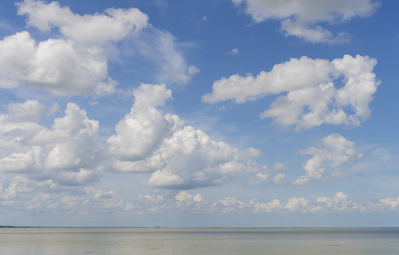 Blue sky and cloud in sunny day.の写真素材