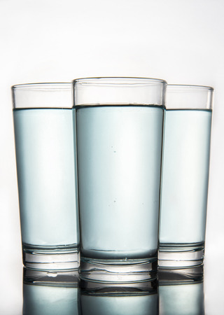 Water glassの写真素材