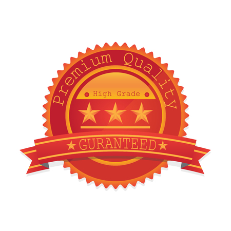 High Quality Golden Badgeのイラスト素材