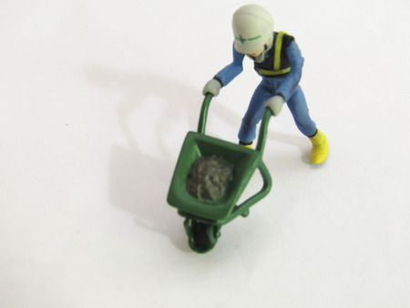 Active people toy, on a white background.の写真素材