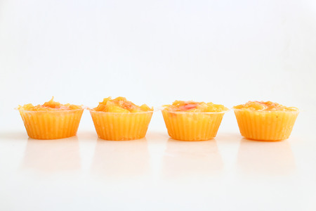 The cups of Thai dessertの写真素材