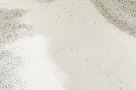 Close up of crack soil and muddy in the dry season textures, hot summer. Patterns and texture...