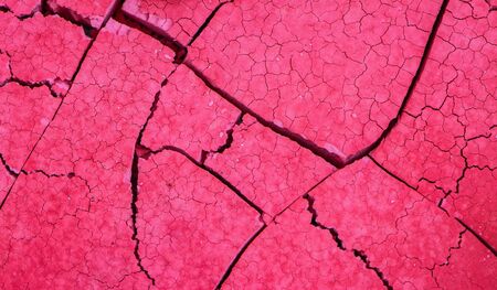 Close up of crack soil and muddy in the dry season textures, hot summer. Patterns and texture cracked soil of sunny dried earth soil, Drought of the ground. Dried cracked earth soil ground backgroundの写真素材