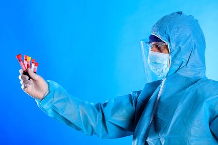 Coronavirus vaccine discovery conceptの写真素材