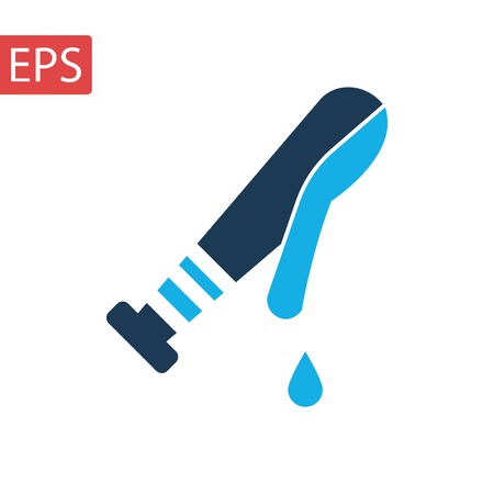 Baseball bat icon flat vector illustration.のイラスト素材