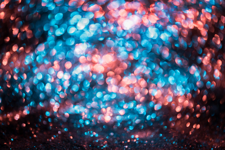 bokeh glitter Colorfull Blurred abstract background for birthday, anniversary, wedding, new year eve or Christmas.の写真素材