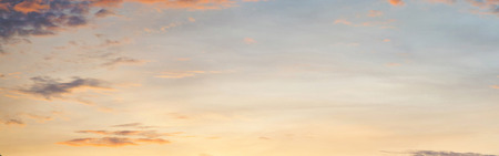 Beautiful blue sky with cloud formation background.の写真素材