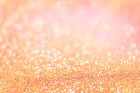glitter gold bokeh Colorfull Blurred abstract background for birthday, anniversary, wedding, new year eve or Christmas.の写真素材