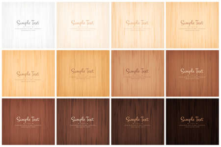 Vector Illustration beauty Wood Wall Floor Texture Pattern Background collection set.のイラスト素材