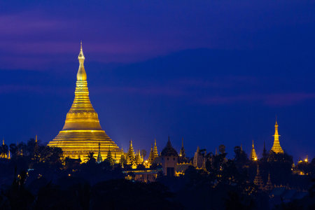 Shwedagon Pagodaの写真素材